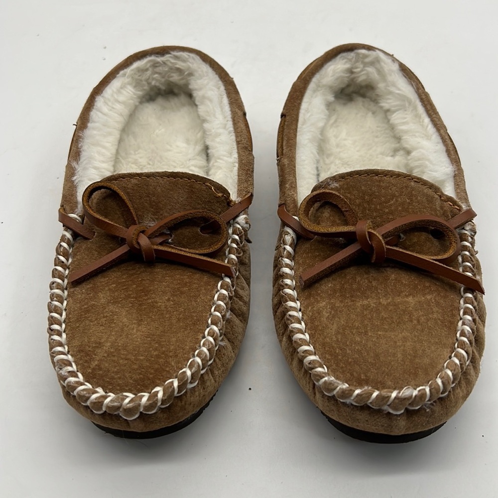 Lamo Kids Suede Moccasins size 3Y
